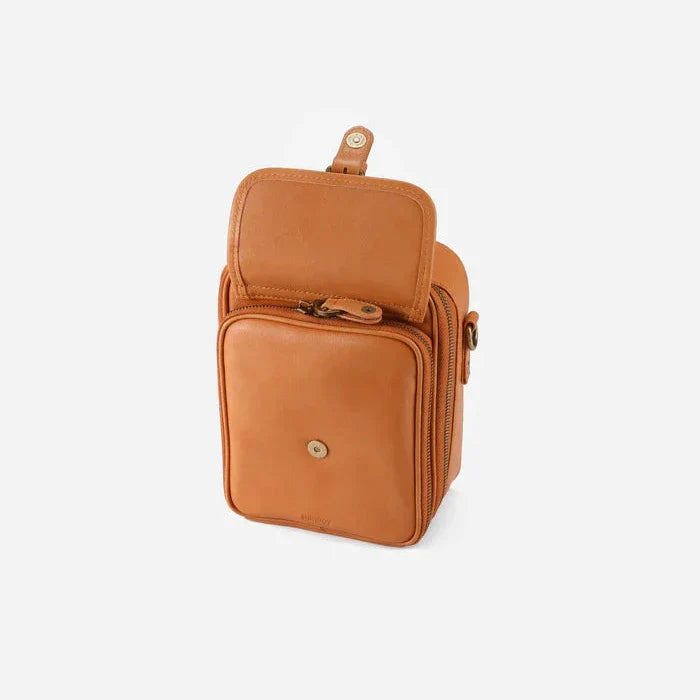 Crossbody-taske i læder