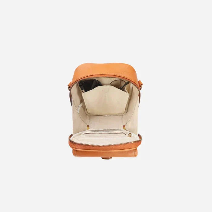 Crossbody-taske i læder